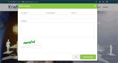 Desktop Screenshot of krishtektronics.com